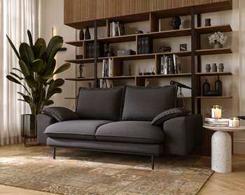 Nowoczesna dwuosobowa sofa Arizona 2 z metalowymi nóżkami