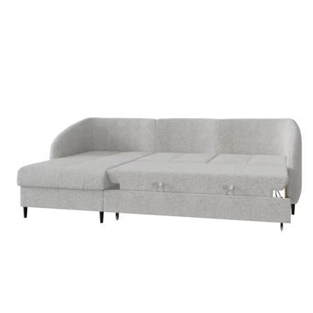 Rozkładany narożnik Fall z funkcją spania i pojemnikiem L-kształtny