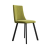 Krzesło Sézanne idealne do jadalni solidna metalowa podstawa czarna lub złota