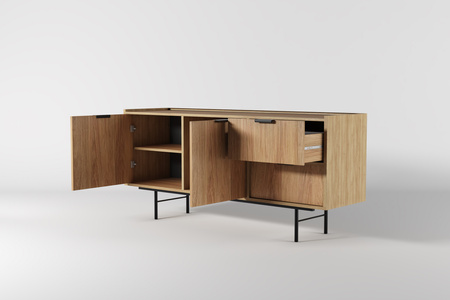 Komoda kolekcja Marlow 2D2S 150cm nowoczesna do salonu 2 wybarwienia