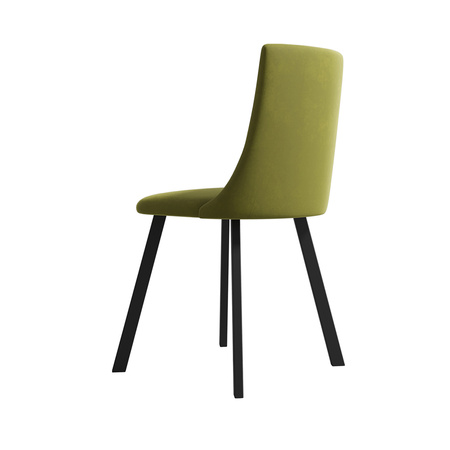 Krzesło Sézanne idealne do jadalni solidna metalowa podstawa czarna lub złota