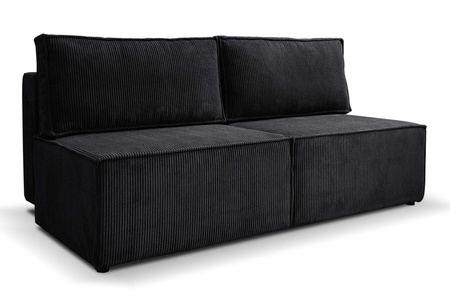 Minimalistyczna rozkładana sofa Hudson z pojemnikiem 3 osobowa