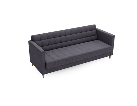 Rozkładana sofa Arven z drewnianymi nóżkami