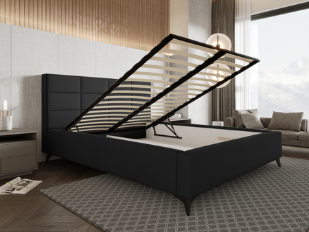 Łóżko tapicerowane Alaro z pojemnikiem dostępne w 5 wymiarach