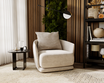 Fotel wypoczynkowy obrotowy Haven