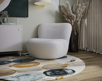 Fotel wypoczynkowy obrotowy Pavo