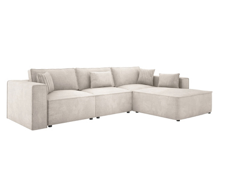 Duży nowoczesny narożnik Deia do salonu opcjonalna funkcja spania L kształtny