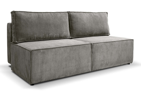 Minimalistyczna rozkładana sofa Hudson z pojemnikiem 3 osobowa