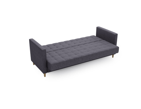 Rozkładana sofa Arven z drewnianymi nóżkami