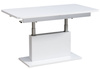 Rozkładana Ława Obliq z regulacją wysokości - Kolor Biały / Czarny