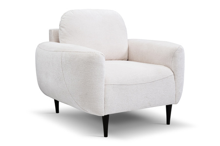 Nowoczesny fotel Coen elegancja komfort drewniane nóżki