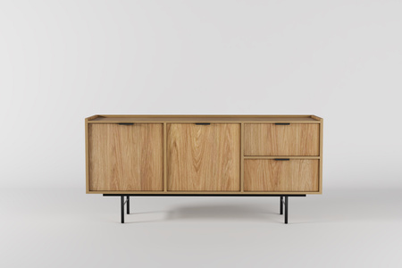 Komoda kolekcja Marlow 2D2S 150cm nowoczesna do salonu 2 wybarwienia