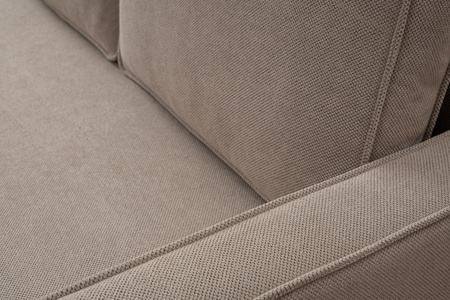 Uniwersalny narożnik Crystal funckja spania pojemnik drewniane nóżki duże poduszki