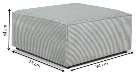 Pufa do sofy modułowej ICE