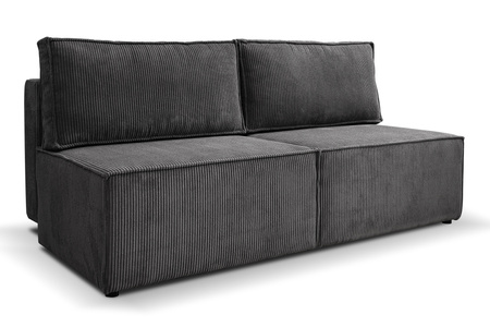 Minimalistyczna rozkładana sofa Hudson z pojemnikiem 3 osobowa