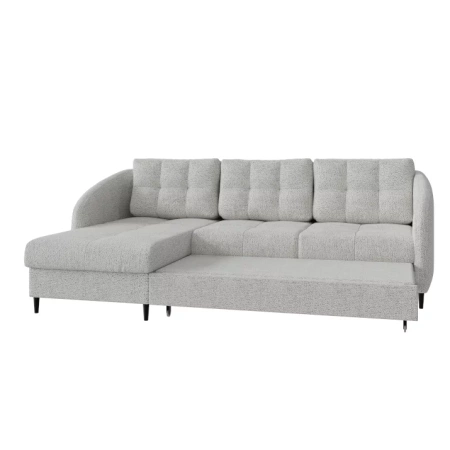 Rozkładany narożnik Fall z funkcją spania i pojemnikiem L-kształtny