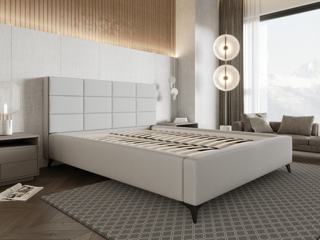 Łóżko tapicerowane Alaro z pojemnikiem dostępne w 5 wymiarach