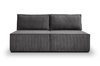 Minimalistyczna rozkładana sofa Hudson z pojemnikiem 3 osobowa
