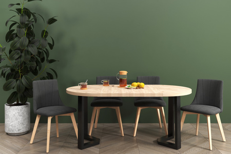 Ekskluzywny okrągły stół Ormes rozkładany średnica 90 cm 3 wersje opcja wykonania na wymiar