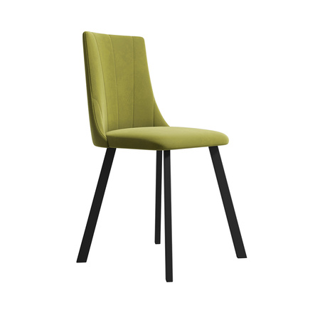 Krzesło Sézanne idealne do jadalni solidna metalowa podstawa czarna lub złota