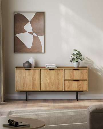 Komoda kolekcja Marlow 2D2S 150cm nowoczesna do salonu 2 wybarwienia