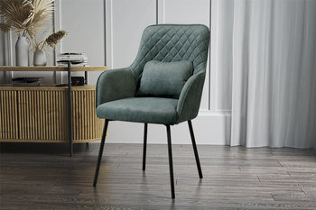 Krzesło tapicerowane z poduszką Falto