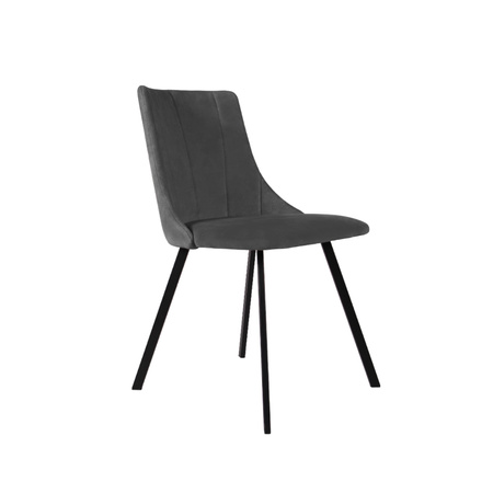 Krzesło Sézanne idealne do jadalni solidna metalowa podstawa czarna lub złota