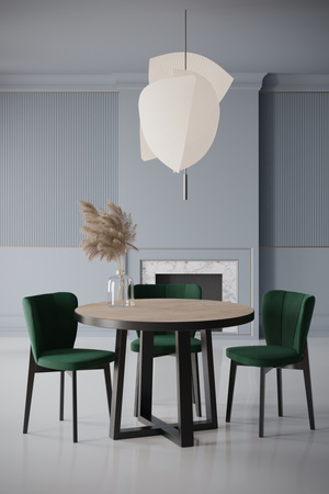 Ekskluzywny okrągły stół Ormes rozkładany średnica 90 cm 3 wersje opcja wykonania na wymiar