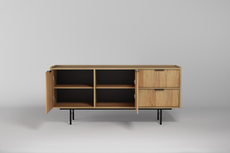 Komoda kolekcja Marlow 2D2S 150cm nowoczesna do salonu 2 wybarwienia