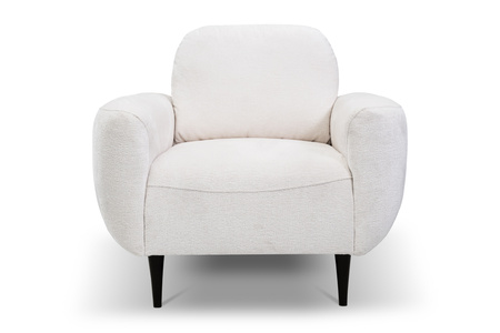 Nowoczesny fotel Coen elegancja komfort drewniane nóżki