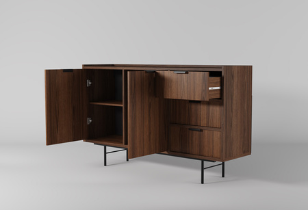 Komoda kolekcja Marlow 2D3S 150cm nowoczesna do salonu 2 wybarwienia