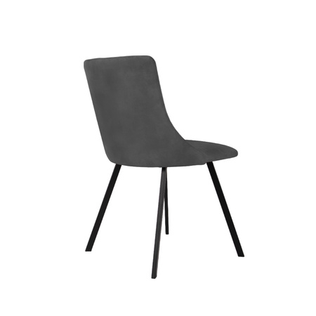 Krzesło Sézanne idealne do jadalni solidna metalowa podstawa czarna lub złota